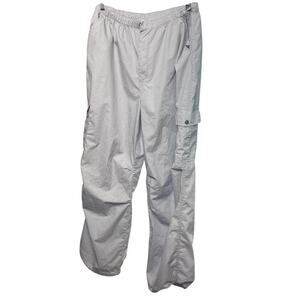 Faded Rose High Rise Pale Blue Cargos, joggers, utility, track, pants, EUC, L